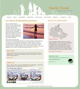 Vote for Climate - home page