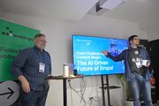 Martin Anderson-Clutz présente son exposé lors du sommet EvolveDigital à Montréal le 4 août 2025.