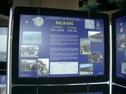 Balkans mission board on display