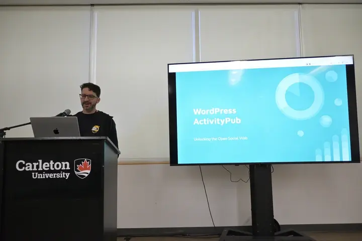 Django Doucet speaks at WordCamp Canada 2025