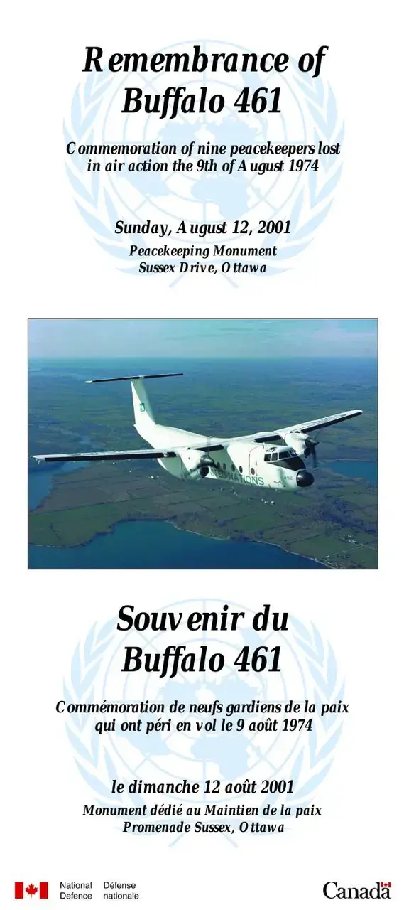 Programme de commémoration de Buffalo 461